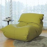 High-quality leather Togo sofa chair with frosted finish, comfortable and versatile floor couch main product image